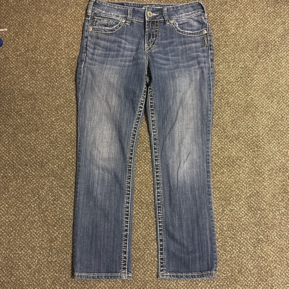 Silver Suki Capris